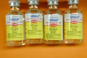 Ketamine bottles