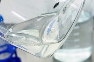 Density separation process during microplastics analysis of samples from Weddell Sea Expedition (c) Nekton