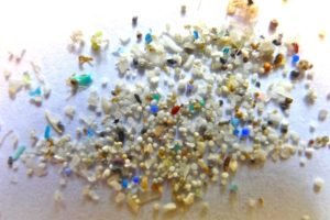 plastic particles