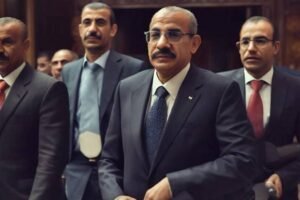 Illustration of Libyan diplomats