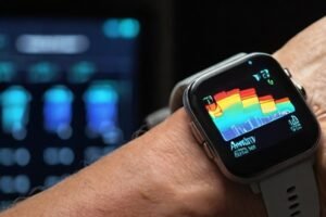 Smartwatch on a wrist