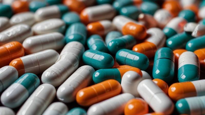 table top of pills
