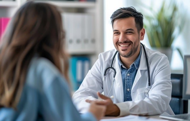 Doctor and patient