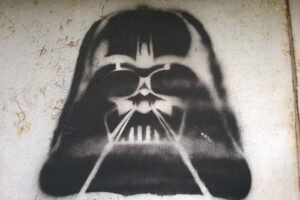 Darth Vader graffiti